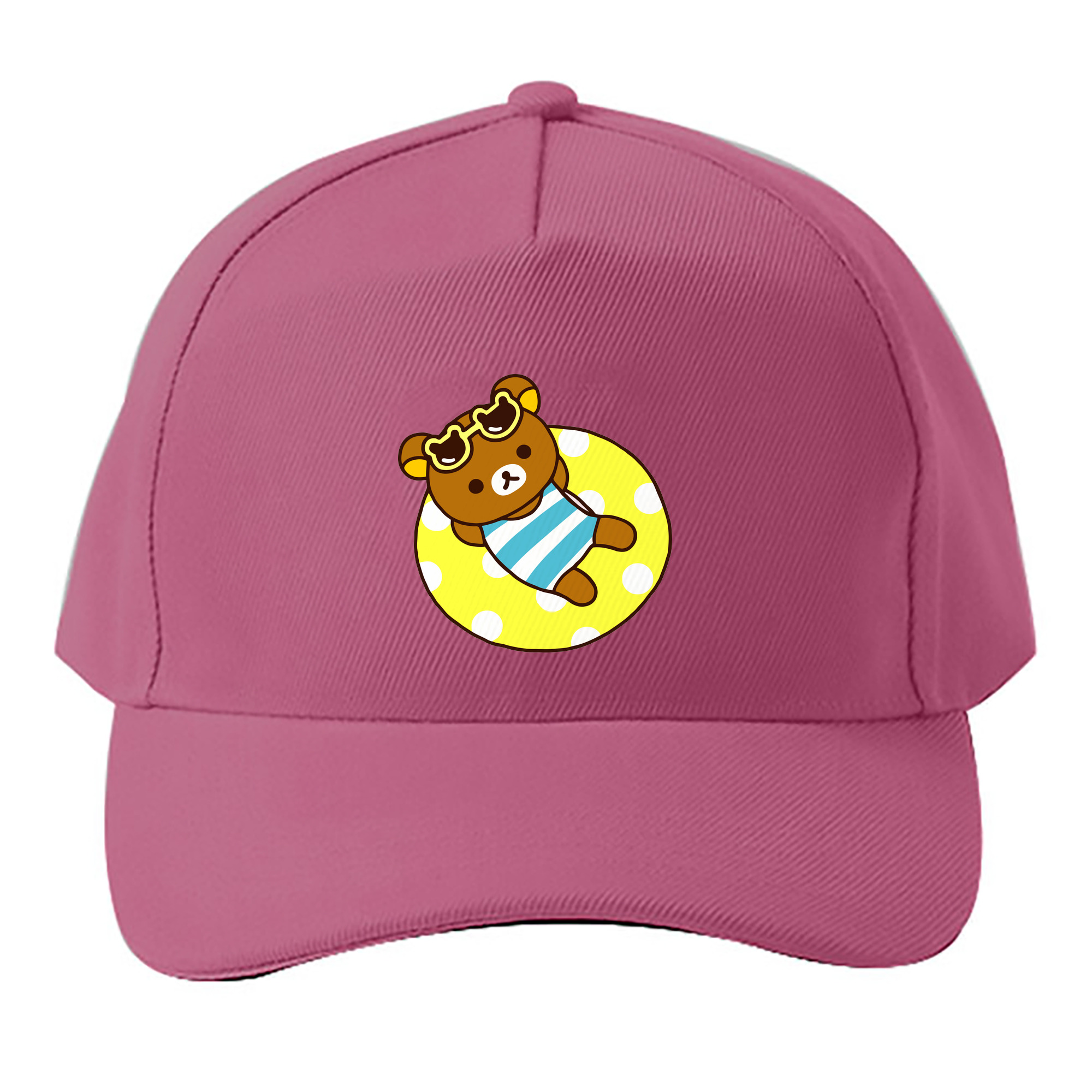 （画像用） リラックマ リラックマ キイロイトリ Rilakkuma Korilakkuma Kiiroitori ベースボールキャップ 綿100％ 男女兼用 帽子 スポーツ